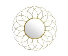 Dcasa Miroir Mural en métal pour décoration de la Maison Unisexe Adulte, Couleur Unique