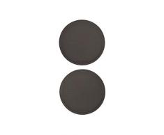 Wunschleder-Home 04A00716-00-00-Brown Dessous de verre en cuir vÃ©ritable Marron 10 cm