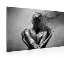 Tableau decoration murale Humain - XXL Impression sur Toile Salon Appartment 1 Parties - prÃªt Ã accrocher - 612314c