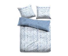 TOM TAILOR 0009874 Parure de lit en Flanelle avec taie doreiller Coton 1 Housse de Couette 135 x 200 cm + 1 taie doreiller 80 x 80 cm
