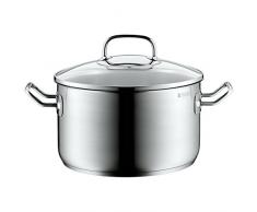 WMF 724716330 Faitout Haut avec Couvercle, Acier Inoxydable, Viande, 24 cm