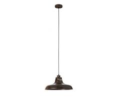 sulion Factory Lampe de plafond Suspension E27, 40Â W, marron, 40Â x 40Â x 23Â cm