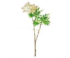 EUROCINSA RÃ©f. 40800C01 Rampe Verte avec Fleur Lanterne, boÃ®te de 6 unitÃ©s, Blanc, 80 cm