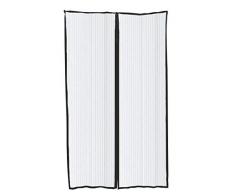 Galileo Casa Moustiquaire de Porte en tÃ©rylÃ¨ne Noir 130 x 220 cm 130 x H. 220 cm.