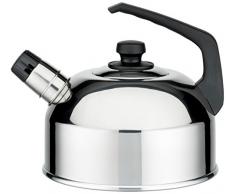 GSW 648127 Classic Bouilloire 2,5 L, Acier Inoxydable, Argent, 20 cm, 2 unités