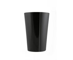 Mojito Design Ligne Verre Cocktail, Noir, 6 unités