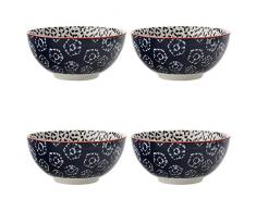 Maxwell Williams Bol Boho, Porcelaine, bleu, 15 cm