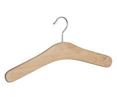 WENKO 64122100 Cintre Berlin, ChÃªne naturel, Marron, Bois, 42 x 18 x 1 cm