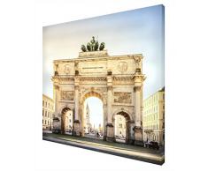 CCRETROILUMINADOS Siegestor Munich Cadre photophore en méthacrylate Multicolore 60 x 60 cm