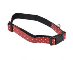 Viscio Trading Maison & Pet Collier Chien, PVC, Rouge, 55Â x 2Â x 0,3Â cm