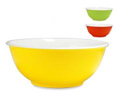 H&H 9590624 Lot de 3 bols et coupelles en porcelaine ronde Couleurs assorties 24,5 cm