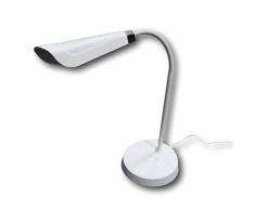 Grundig 871125215714, lampe de bureau LED, plastique, blanc, 14Â x 14Â x 48Â cm
