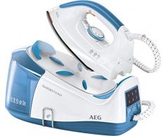 AEG 2074432 QuickSteam DBS 3350-1 Centrale Vapeur Blanc/Bleu 43 x 35 x 25 cm