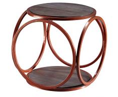Wohnling Mavur Table dappoint, MÃ©tal, cuivre, 43x43,5x43 cm