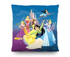 AG Design CND 3111 Disney Princesses, Coussin, 45 x 45 cm â 1 Partie, Polyester, Colorful, 45 x 45 cm