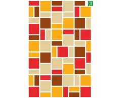 Home Decor Line Sticker mural Grand DÃ©cor briques, Orange