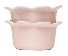 Sagaform 5017308 Set de Bols Ronds Porcelaine Dure Rose 2piÃ¨ce(s) Bol