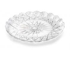 Alcas 106001020 Plateau rond transparent Ãtoile, PS