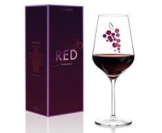 RITZENHOFF 1580125 Tasse Ã Expresso, Porcelaine, Rot, Lila, Platin, 6,4 cm