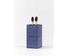 Deblanch Gobelet, CÃ©ramique, Bleu, 7.5Â x 7.5Â x 13.5Â cm