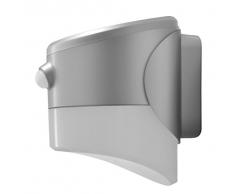 Luceco LEXSL20G40-01 Lanterne Solaire LED IP44 + DÃ©tecteur de mouvements Grise, Gris, 152mm x 159mm