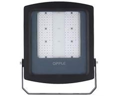 Opple 140062030 LED Floodlight Lampadaire, Aluminium, Noir