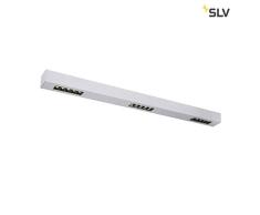 SLV Q-LINE CL Plafonnier LED dintÃ©rieur en aluminium avec ampoule BAP, argent, 4000 K, 45 W, gris