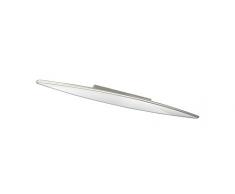 Evotec SKY Plafonnier LED ovale 2700-6500 K 41 W 4704 Lumens/Contrôle de la lumière par télécommande Aluminium 41 W Transparent Small