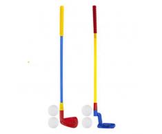 PMS Club de Golf avec 2 balles sur Carte de Cintre imprimÃ©e 15,5