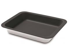 Guardini FOODIES Plat Ã four 22x28 cm Acier antiadhÃ©sif Blanc 22x28 cm