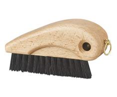 Brosse bois Ã©poussette en soies naturelles manche bois