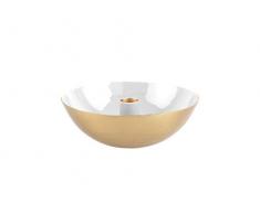 Present Time Chandelier en Fer et Mail Blanc/dor Ã¿ 17 x 5 cm