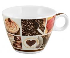Home Tasse Jumbo, dÃ©cor Caffee, 540Â ML, Porcelaine, Multicolore, 22Â x 30Â x 9Â cm