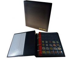PELLERS Album pour 275 Pochettes pour Petites et Moyennes pièces: de Cents à 2 ⬠Euro. Classeur M. 5+5 Feuilles et diviseurs: 175 Pochettes pour Monnaies jusquà 23 mm de diamètre, 100 jusquà 31mm.