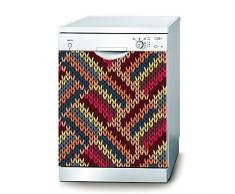 Decusto Autocollant Cloth Pattern â Autocollant pour Lave Vaisselle