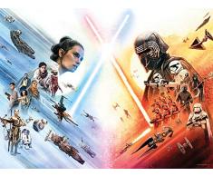 Komar WB174-40x30 Tableau Mural, Star Wars Affiche du Film, 40cm x 30cm