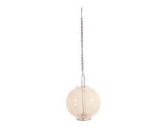 Ian Snow Lanterne en Forme de Boule en Verre Opaque Citron/Beige