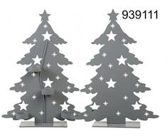 Out of the blue Photophore en mÃ©tal, MÃ©tal, Gris, 30.5 x 41 cm