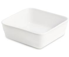 Home Plat à Four Carré, 15 cm, Porcelaine, Blanc