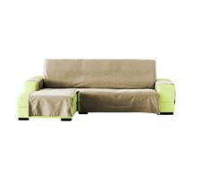 Eysa Chaise Longue Lona Liso 290 cm. Gauche Vue Frontale Couleur 01, 65% Coton 35% Polyester, Gris