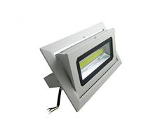 BES 23839 Spot LED 20 W, lumiÃ¨re Chaude, COB orientable, encastrable, ailettes Support Lumineux