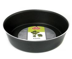 Ballarini Firenze Moule à Tarte Ronde, Cortan, Noir, Diamètre 30 cm