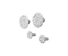 Blomus Terrazzo Crochet mural Gris 4,5 cm