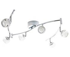 Ledar Spot à LED 3000 K 6 Vitesses Chromé