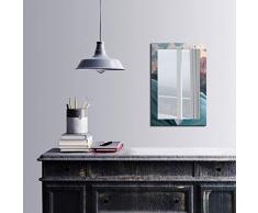 Bonamaison DÃ©coration Murale Impression sur Miroir EncadrÃ© sur Toile, Dimensions: 40 x 60 Cm - ConÃ§u et fabriquÃ© en Turquie