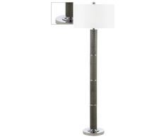 Safavieh EUL4406A Mason Lampadaire, Métal, E27, 13 W, Gris, 45 x 45 x 153,67 cm