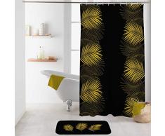 douceur dintÃ©rieur Rideau DE Douche, Noir, 180 x 200 CM