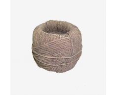 Better & Best Bougeoir Rouleau Corde, Dimensions 7 x 7 x 7 cm, matériau : résine, Beige, Taille Unique