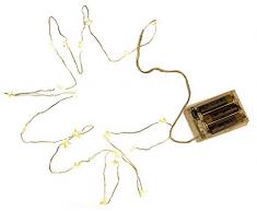 Out of the blue 960058 Guirlande Lumineuse, Ãtoile Métal, Mehrfarbig, 8,5 x 7,5 cm