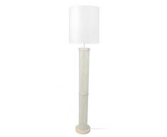Tosel 51339 Lampadaire 1 LumiÃ¨re, Acier/, E27, 40 W, Noir, 30 x 160 cm